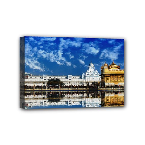 India Punjab Amritsar Sikh Mini Canvas 6  X 4  by BangZart