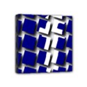 Facebook Social Media Network Blue Mini Canvas 4  x 4  View1