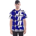 Facebook Social Media Network Blue Men s Sports Mesh Tee View1