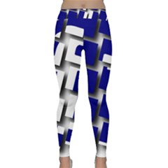 Facebook Social Media Network Blue Classic Yoga Leggings by Celenk