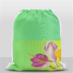 Background Homepage Blossom Bloom Drawstring Bag (small) by Celenk