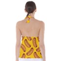 Hot Dog Seamless Pattern Babydoll Tankini Top View2