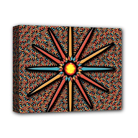 Star Deluxe Canvas 14  X 11  by linceazul