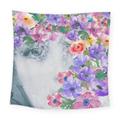 Flower Girl Square Tapestry (large) by NouveauDesign