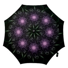 Mandala Fractal Light Light Fractal Hook Handle Umbrellas (large) by Celenk