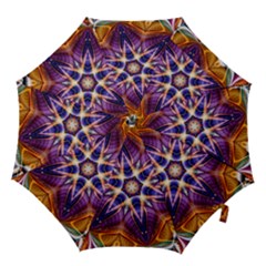 Kaleidoscope Pattern Kaleydograf Hook Handle Umbrellas (medium) by Celenk