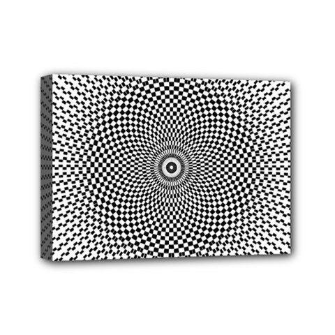 Kaleidoscope Pattern Kaleydograf Mini Canvas 7  X 5  by Celenk