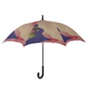 Fabric Textile Abstract Pattern Hook Handle Umbrellas (Large) View3