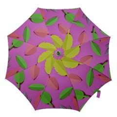 Leaves Autumn Nature Trees Hook Handle Umbrellas (large) by Celenk