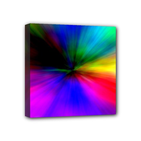 Creativity Abstract Alive Mini Canvas 4  X 4  by Celenk