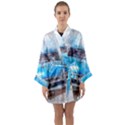 Car Old Car Art Abstract Long Sleeve Kimono Robe View1