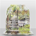 River Bridge Art Abstract Nature Drawstring Bag (Small) View2