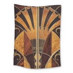 Art Deco Gold Medium Tapestry by NouveauDesign