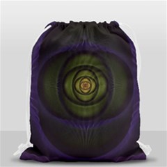 Fractal Blue Eye Fantasy 3d Drawstring Bag (small) by Celenk