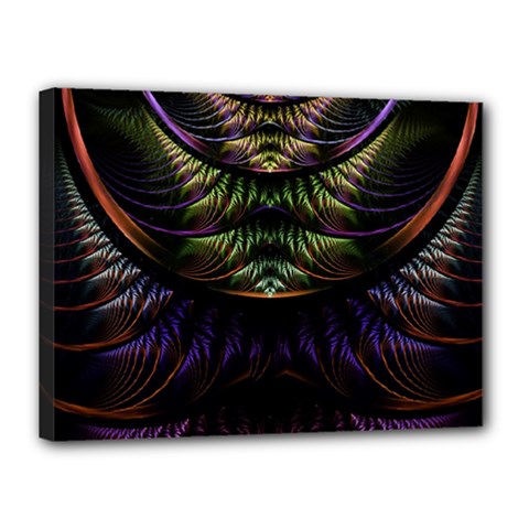 Fractal Colorful Pattern Fantasy Canvas 16  X 12  by Celenk