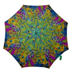 Background Art Abstract Watercolor Hook Handle Umbrellas (medium) by Celenk