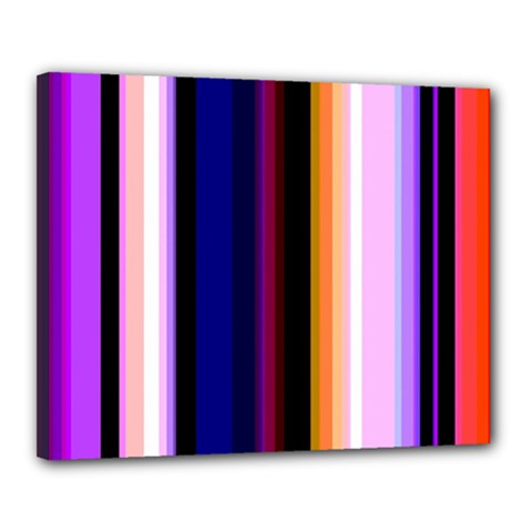 Abstract Background Pattern Textile 3 Canvas 20  X 16  by Celenk