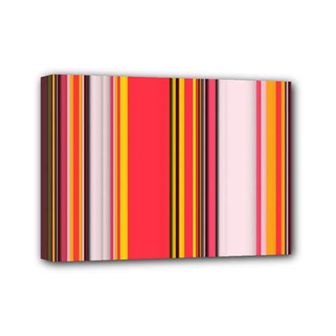 Abstract Background Pattern Textile Mini Canvas 7  X 5  by Celenk