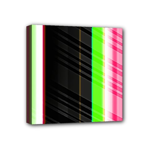 Abstract Background Pattern Textile Mini Canvas 4  X 4  by Celenk