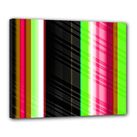 Abstract Background Pattern Textile Canvas 20  X 16  by Celenk