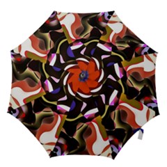 Abstract Background Design Art Hook Handle Umbrellas (medium) by Celenk