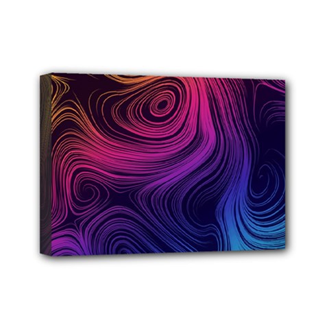 Abstract Pattern Art Wallpaper Mini Canvas 7  X 5  by Celenk