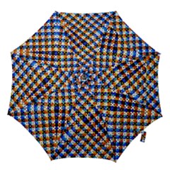 Kaleidoscope Pattern Ornament Hook Handle Umbrellas (large) by Celenk