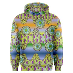 Amoeba Flowers Men s Overhead Hoodie by CosmicEsoteric
