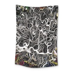 Abstract Pattern Backdrop Texture Small Tapestry by Celenk