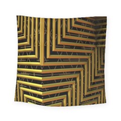 Modern Art Sculpture Architecture Square Tapestry (small) by Celenk