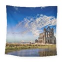 Ruin Church Ancient Architecture Square Tapestry (Large) View1