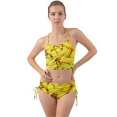 Yellow Banana Fruit Vegetarian Natural Mini Tank Bikini Set by Celenk