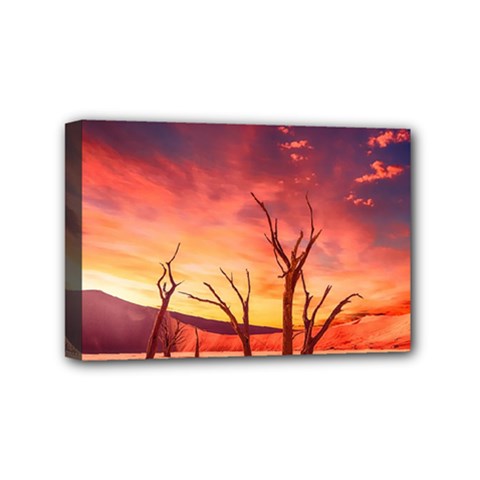 Desert Arid Dry Drought Landscape Mini Canvas 6  X 4  by Celenk