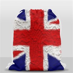 Union Jack Flag National Country Drawstring Bag (small) by Celenk