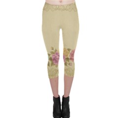 Shabby Country Capri Leggings  by NouveauDesign
