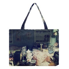 Abandonded Dollhouse Medium Tote Bag by snowwhitegirl