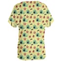 Yellow Sea Whales Women s Oversized Tee View2