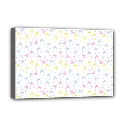 Pastel Hats Deluxe Canvas 18  X 12   by snowwhitegirl