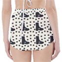 Deer Boots White Black High-Waisted Bikini Bottoms View2