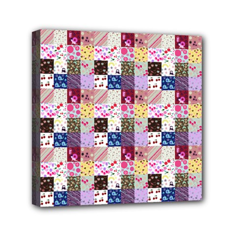 Quilt Of My Patterns Small Canvas Travel Bag by snowwhitegirl
