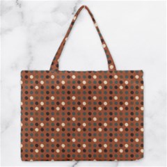 Grey Eggs On Russet Brown Zipper Medium Tote Bag by snowwhitegirl