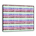 Multi White Dots Canvas 20  x 16  View1