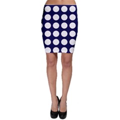 Big Dot Blue Bodycon Skirt by snowwhitegirl