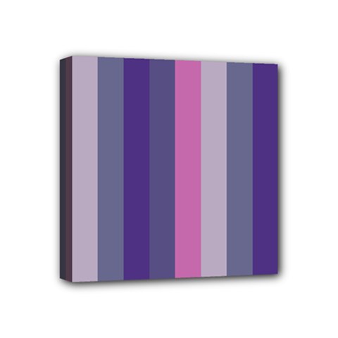 Concert Purples Mini Canvas 4  X 4  by snowwhitegirl