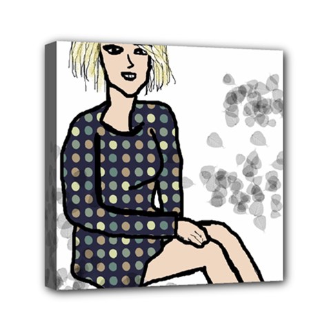 Girl Sitting Canvas Travel Bag by snowwhitegirl