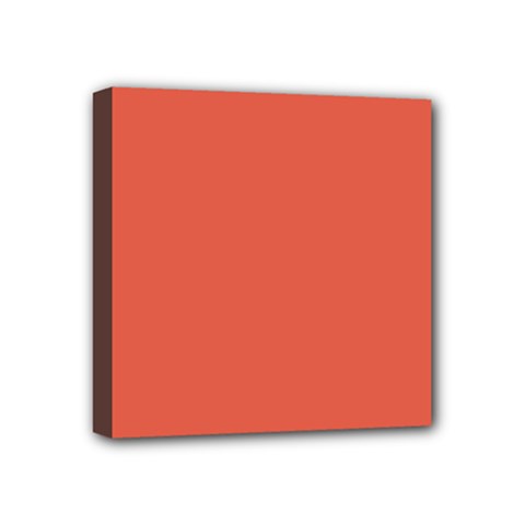 Dark Papaya Mini Canvas 4  X 4  by snowwhitegirl