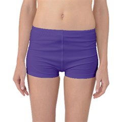 Dark Grape Purple Boyleg Bikini Bottoms by snowwhitegirl