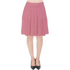 Pink Mauve Velvet High Waist Skirt by snowwhitegirl