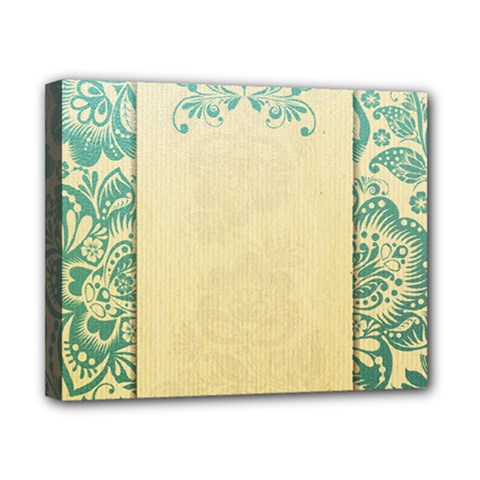 Art Nouveau Green Canvas 10  X 8  by NouveauDesign