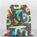 Repetition Seamless Child Sketch Drawstring Bag (Small) View1